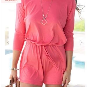 Coral romper
